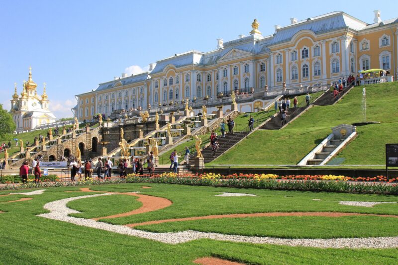ロシア　ペテルゴフ宮殿